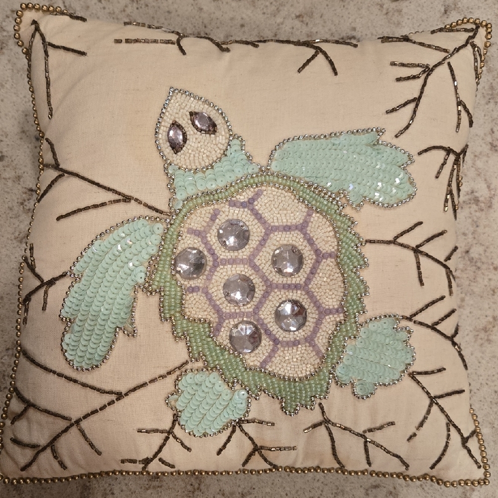 Pier 1 Imports Turtle Pillow